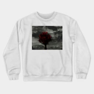 Lone Tree Against The Storm Crewneck Sweatshirt